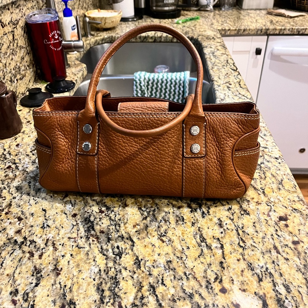 GUC Authentic Vintage Leather Michael Kors Handbag 6X13